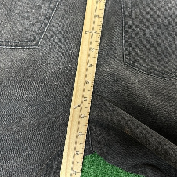 NWT Wild Fable High Rise Straight Leg Button Down Black Wash Jeans Sz16 - Picture 6 of 11